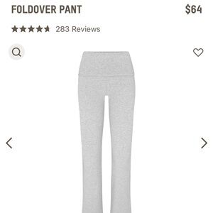 Skims fold over pant